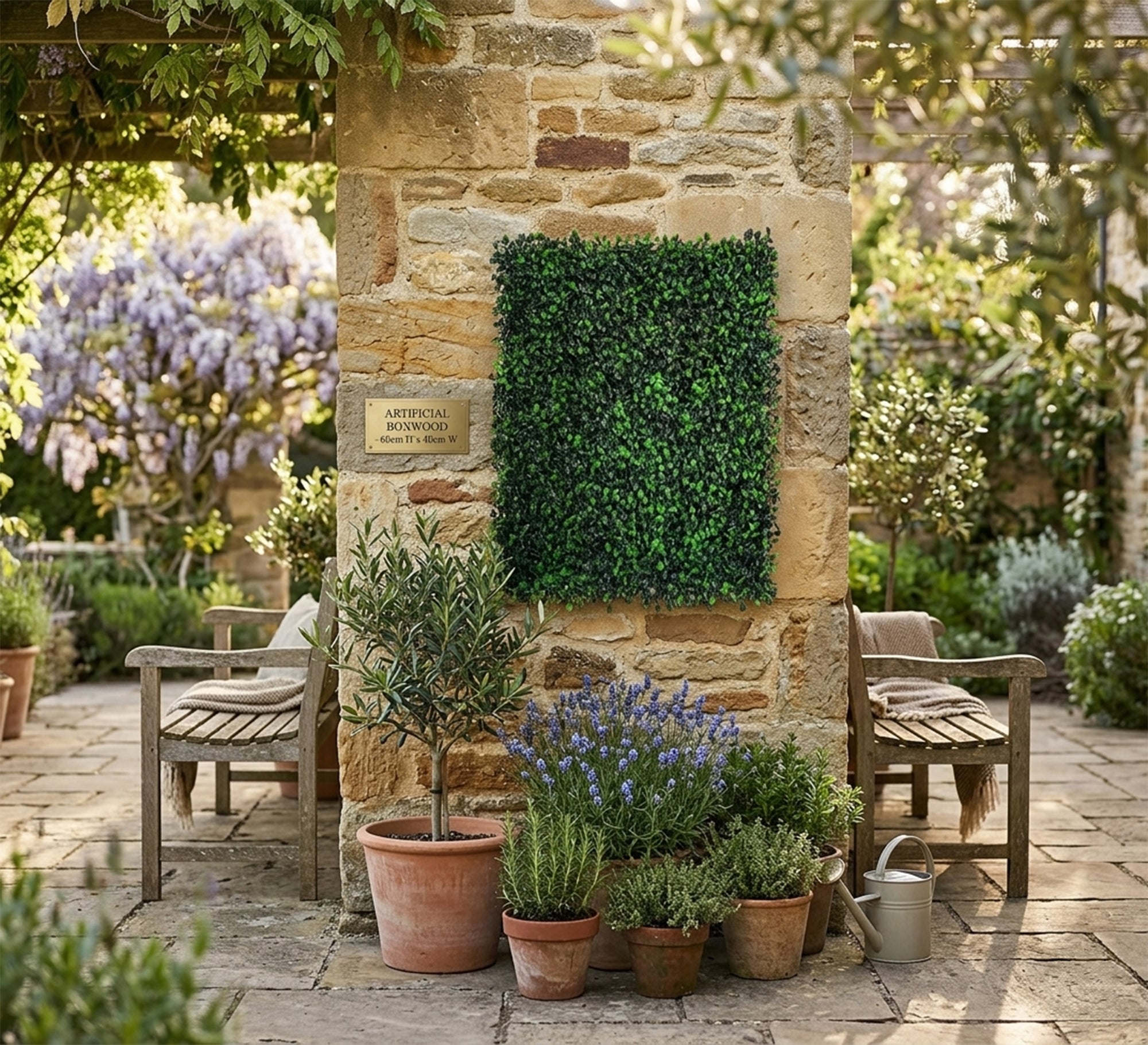 plant pots on carpet Durable 40x60 Artificial Plant Carpet