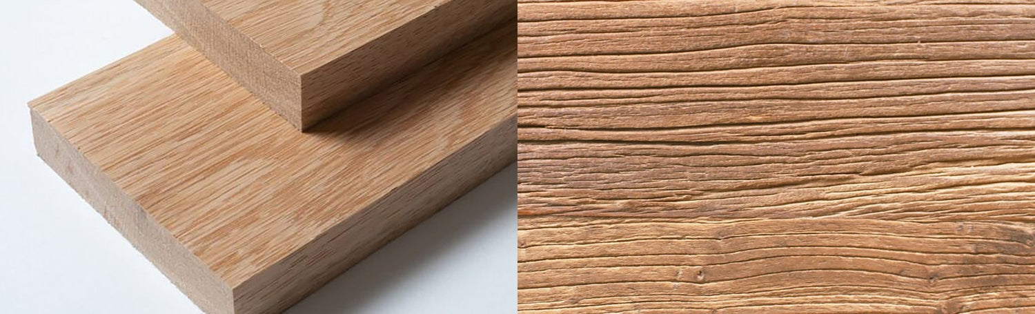 ما هي الفروقات بين الخشب المعاد تدويره والخشب الصلب؟ - Vitrine Furniture