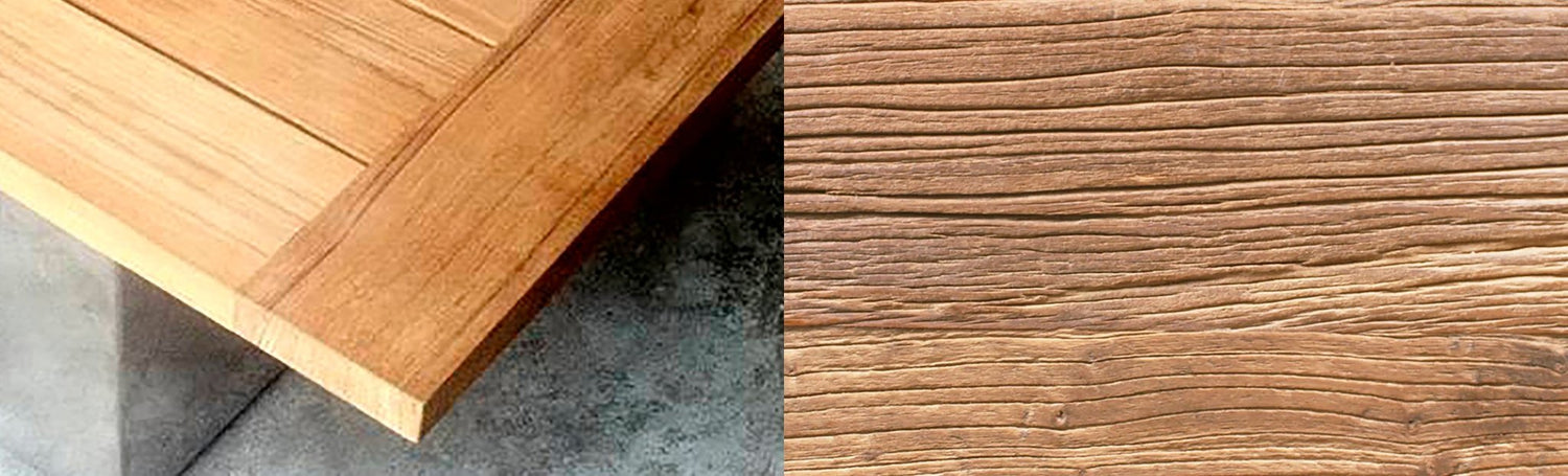 ما هي الفروقات بين الخشب المعاد تدويره والخشب الطبيعي؟ - Vitrine Furniture