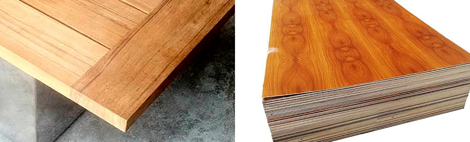 ما هي الفروقات بين الخشب المصقول والخشب الطبيعي؟ - Vitrine Furniture