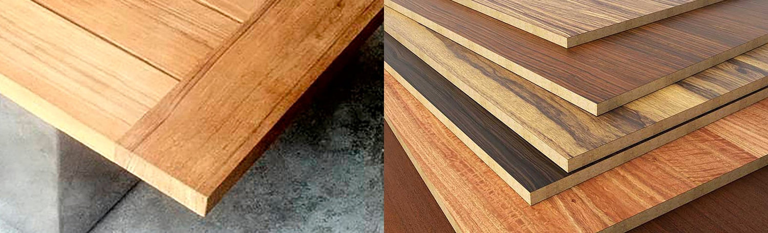 ما هي الفروقات بين الخشب الصناعي والخشب الطبيعي؟ - Vitrine Furniture