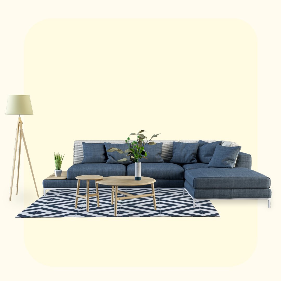 L-shape sofa set