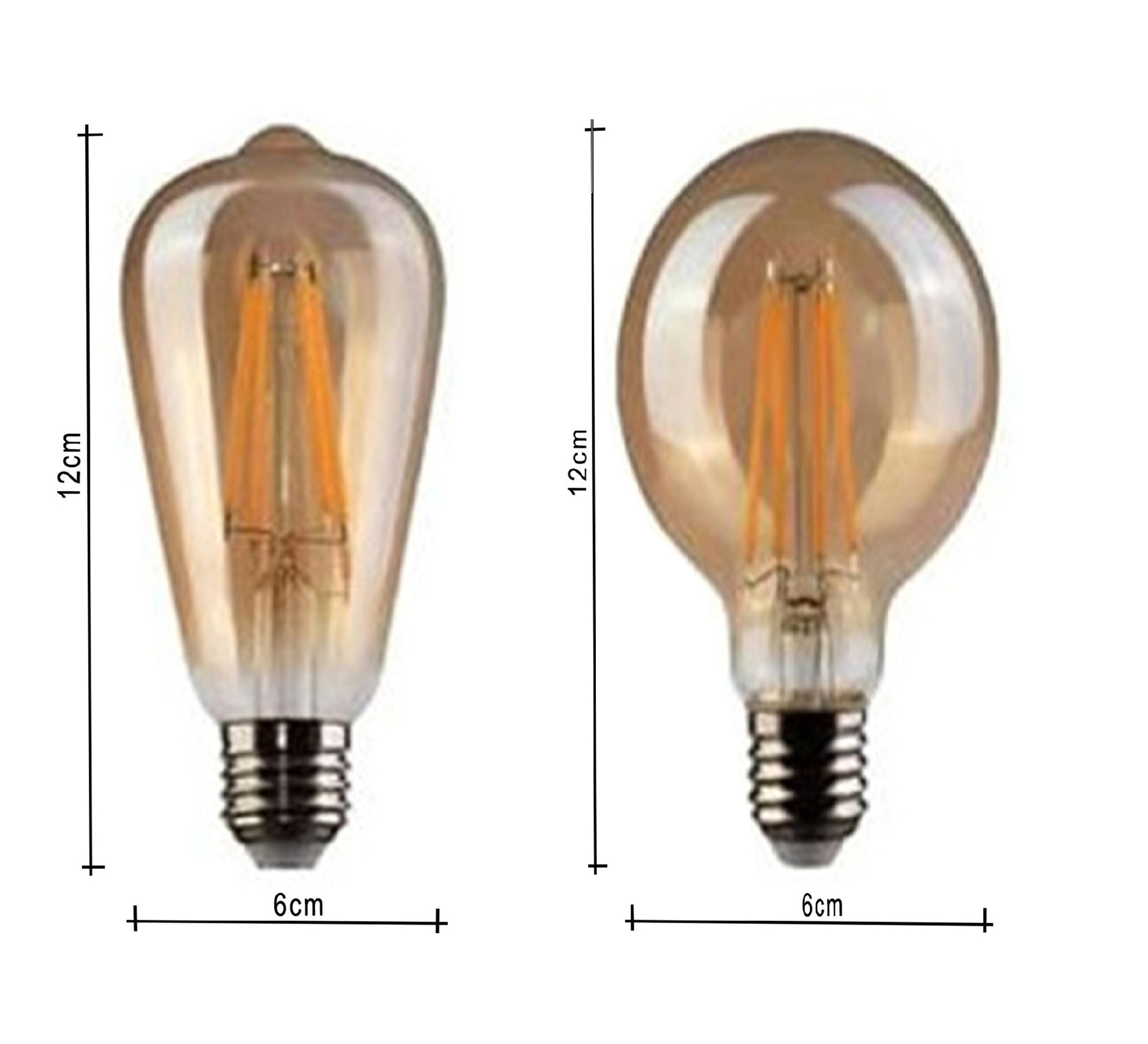 10 Edison decorative bulbs 4 watts clear - Vitrine Furniture - Lighting