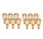 12 Edison decorative bulbs 4 watts clear - Vitrine Furniture - Lighting