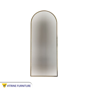 Stand mirror 60*160 with a thin golden frame