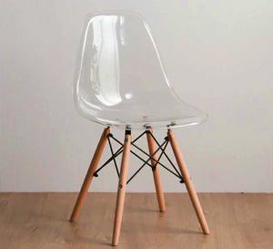 Clear acrylic chair