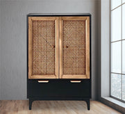 2 - Door Wardrobe, External Drawers, Space - Saving - Vitrine Furniture - Furniture