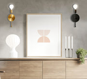 2 Gold Black Metal Wall Lamps - Vitrine Furniture - Lighting