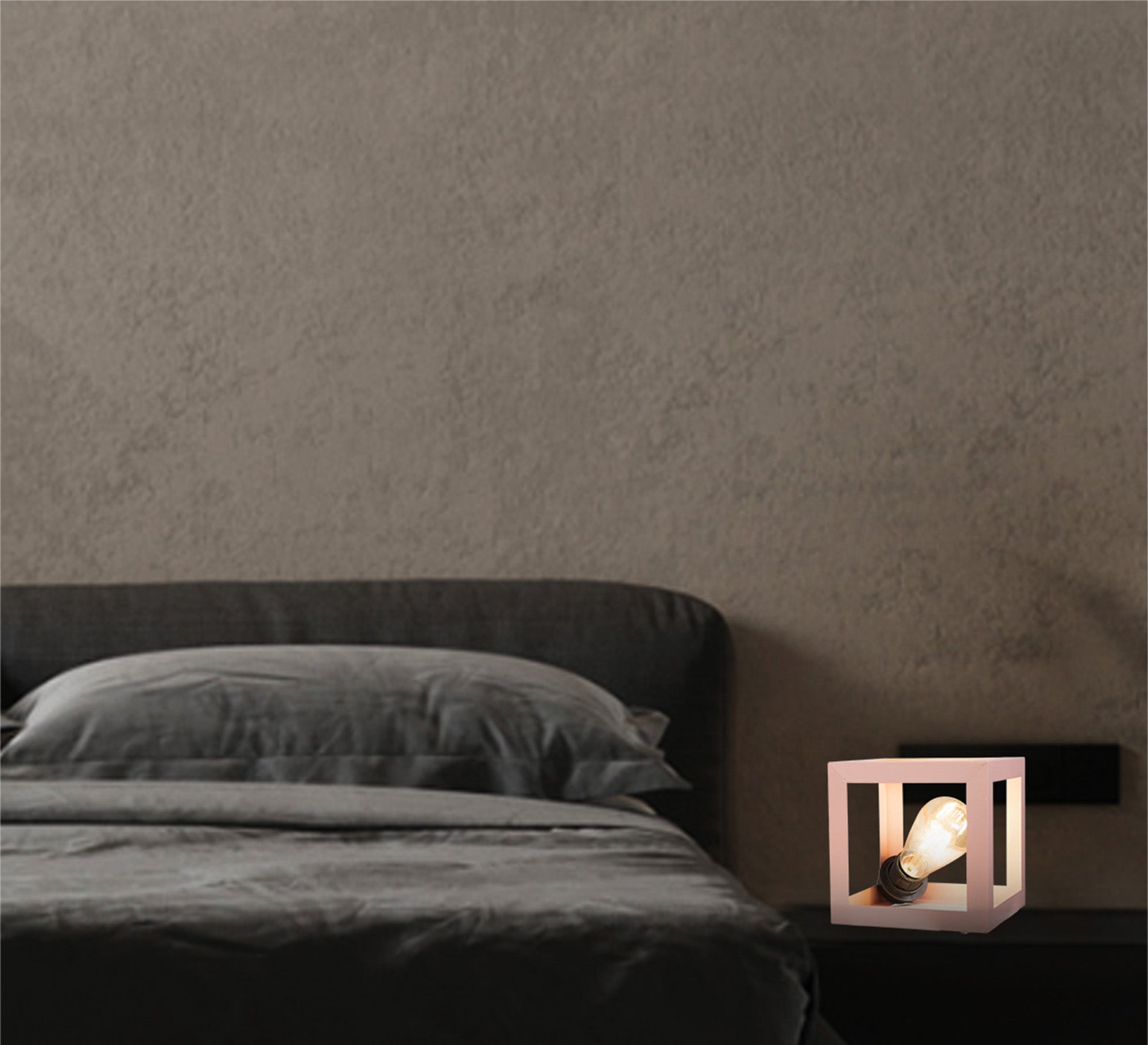 2 modern cube metal lampshades - Vitrine Furniture - Lighting