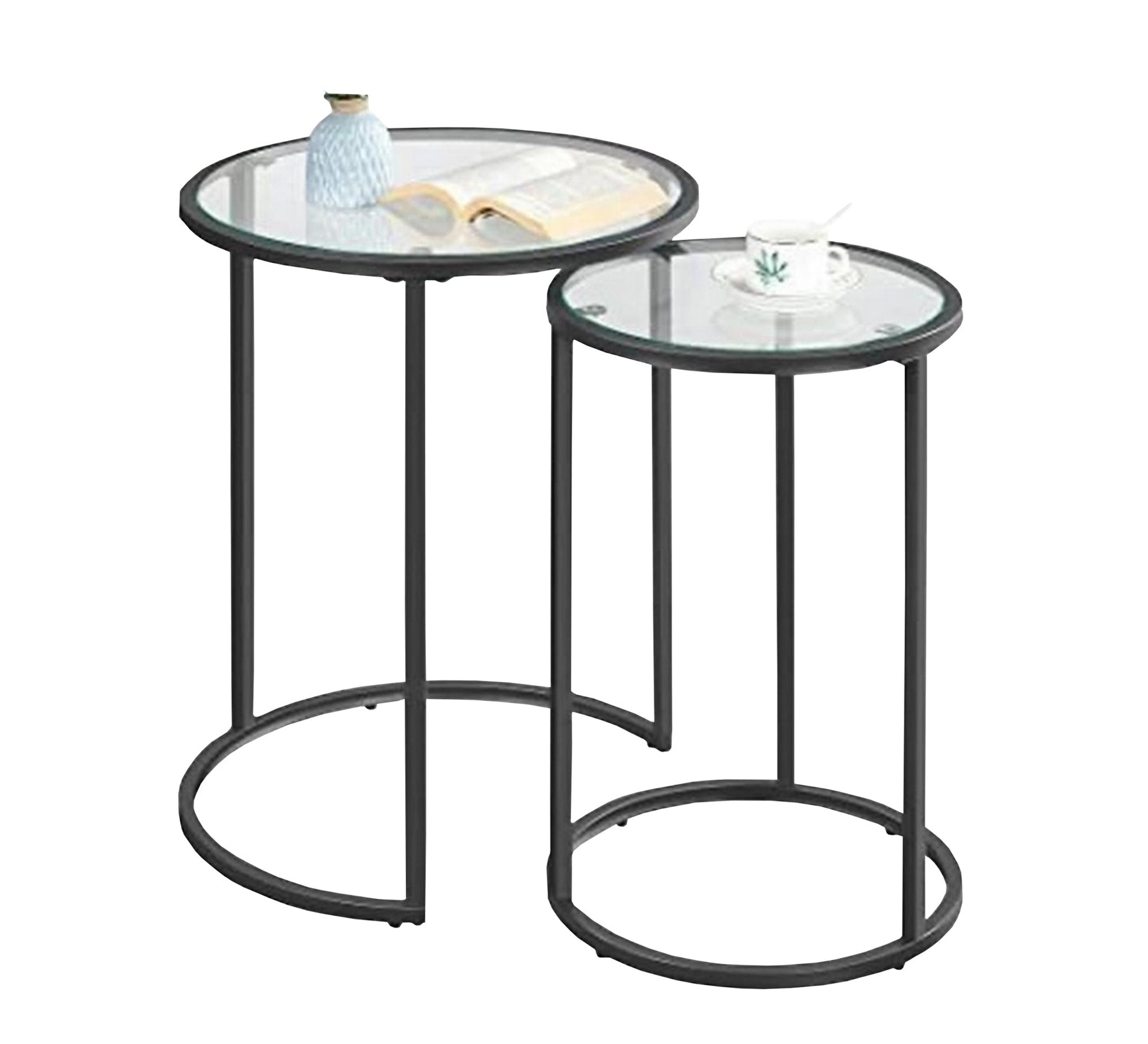 2 nested tables in black - Vitrine Furniture - Furniture