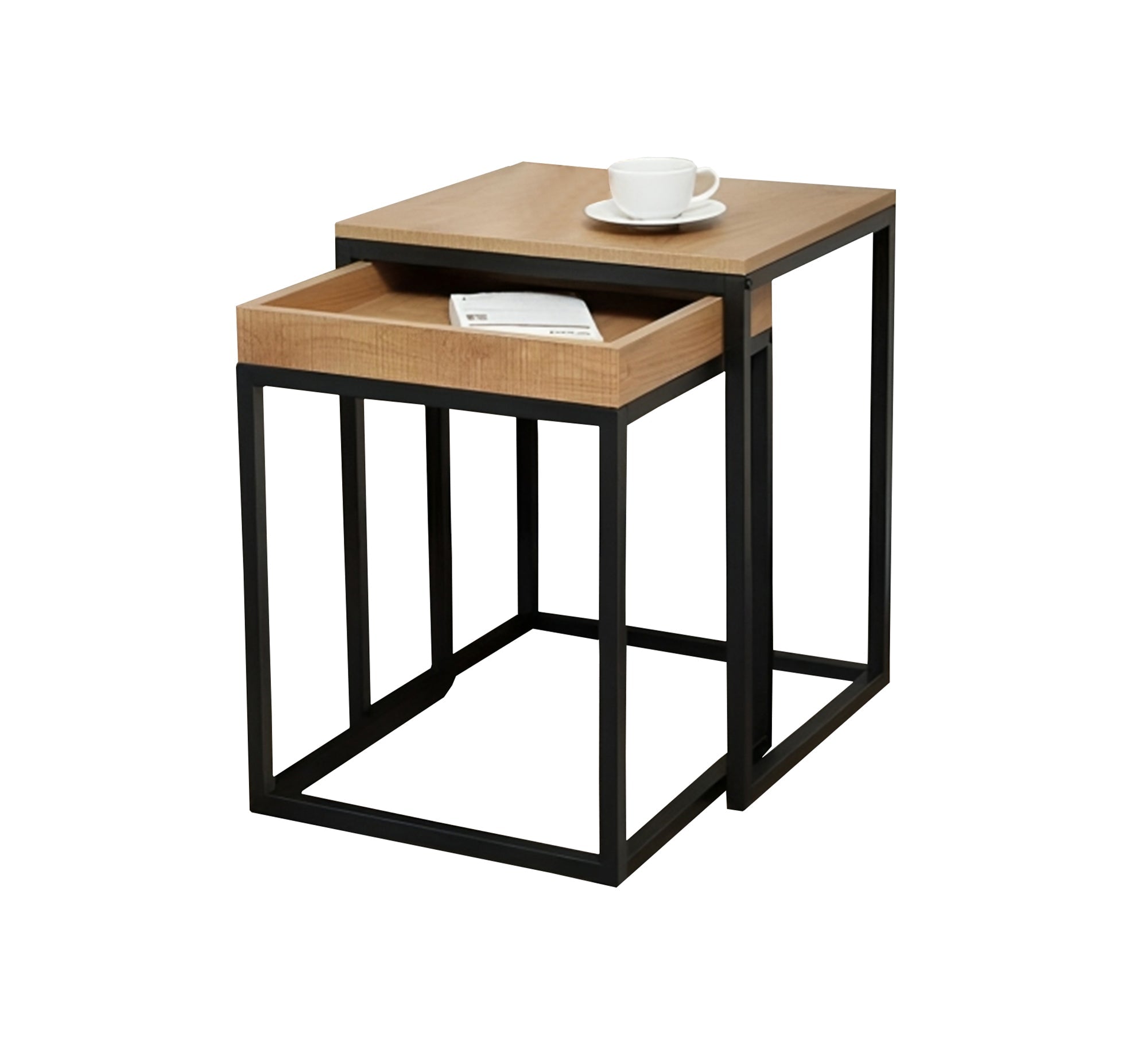 2 nested tables with iron frame - Vitrine Furniture - Furniture