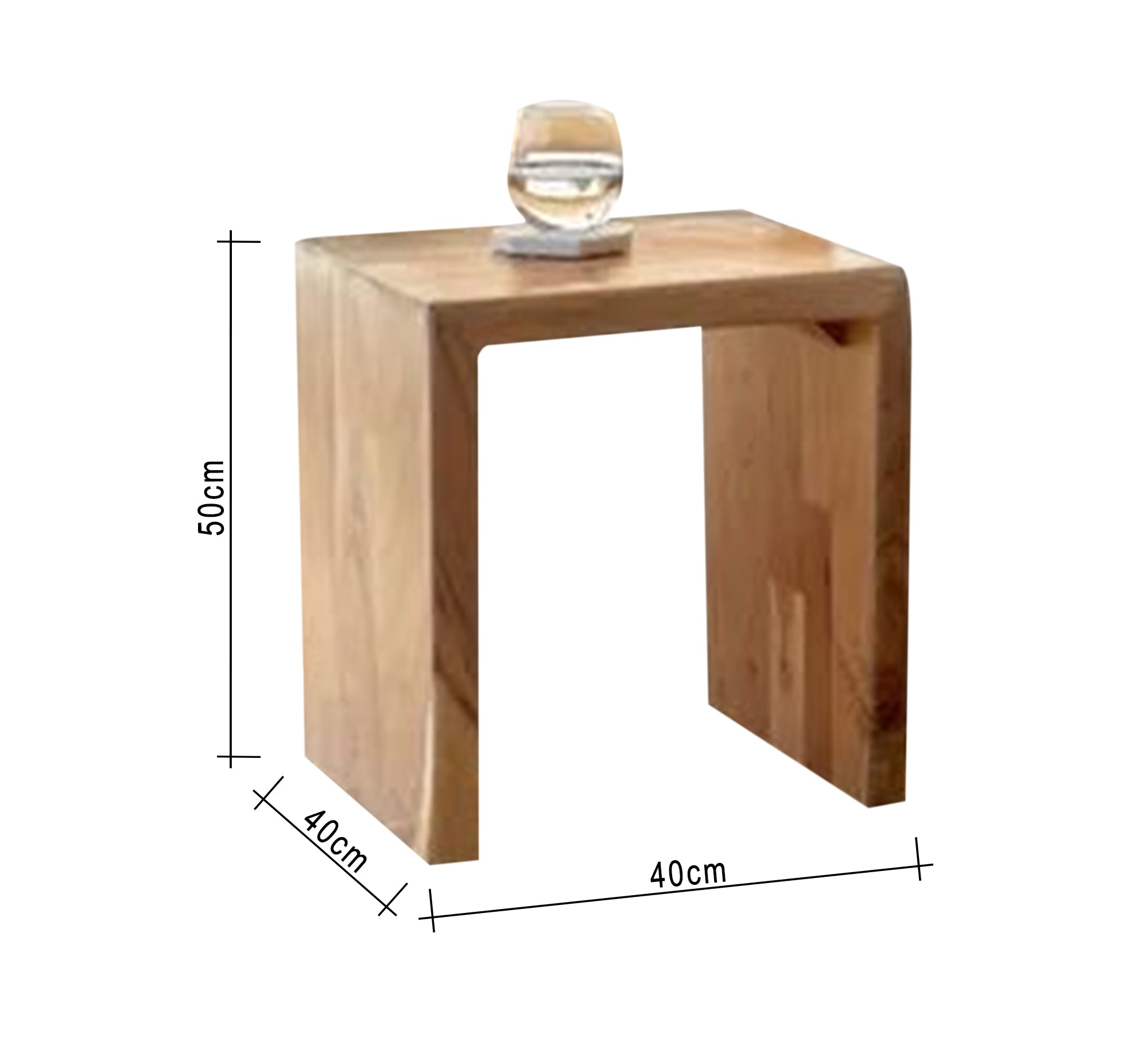 2 nested U - shaped side tables - Vitrine Furniture - Furniture