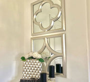 2 pieces golden mirror - Vitrine Furniture - Décor