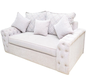 2 snow white sofa with capotanien armrests - Vitrine Furniture - Living room Sofas