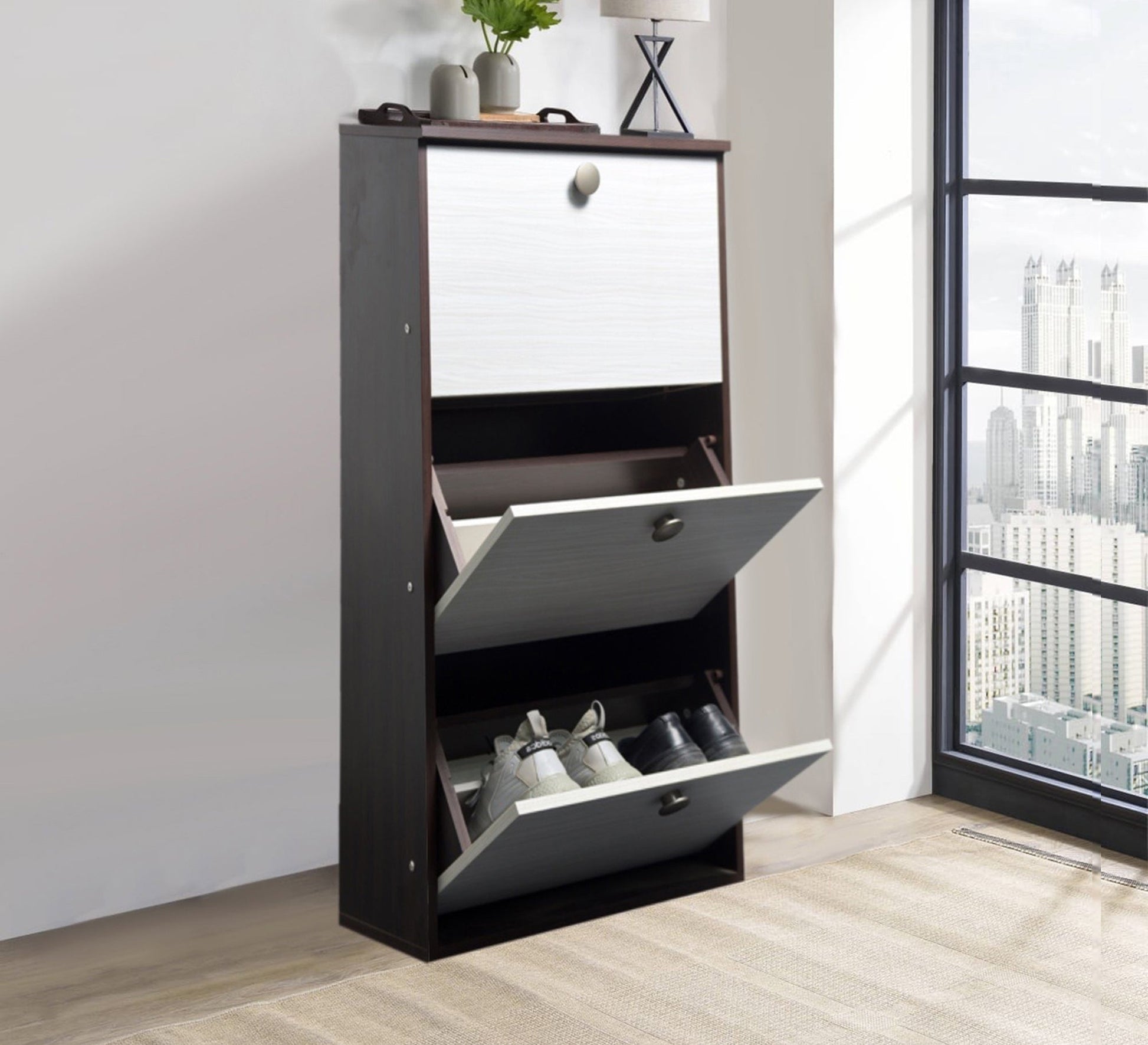 3 door small shoe rack - Vitrine Furniture - Furniture