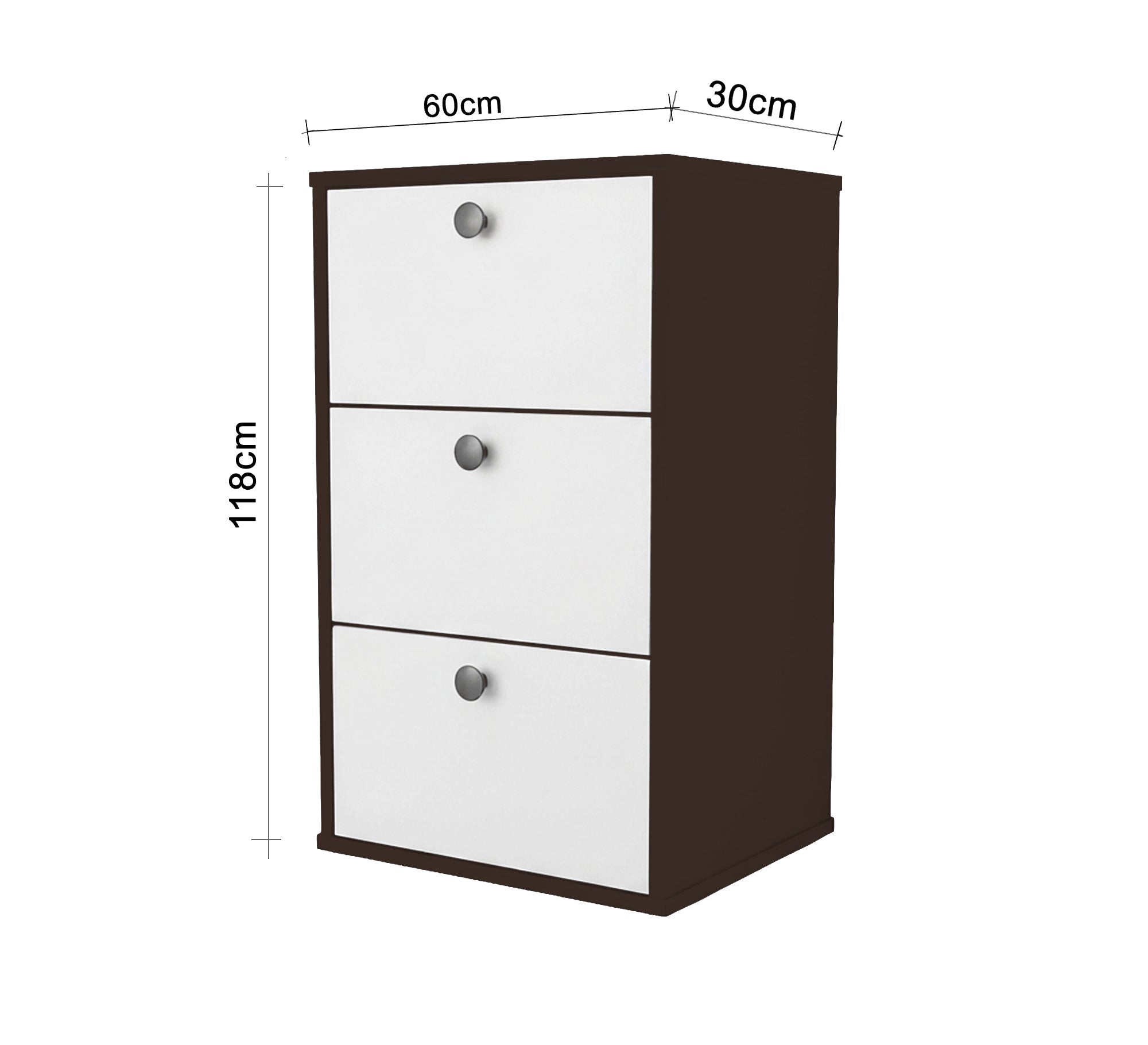 3 door small shoe rack - Vitrine Furniture - Shoe Racks