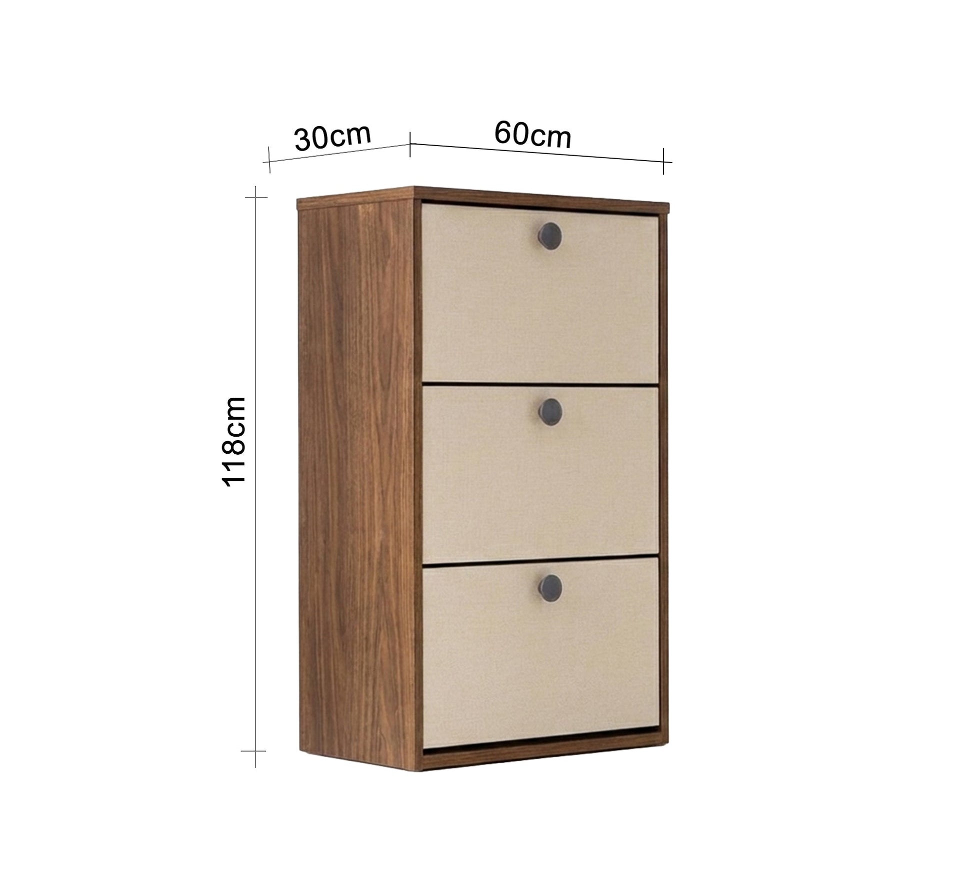 3 door small shoe rack - Vitrine Furniture - Shoe Racks