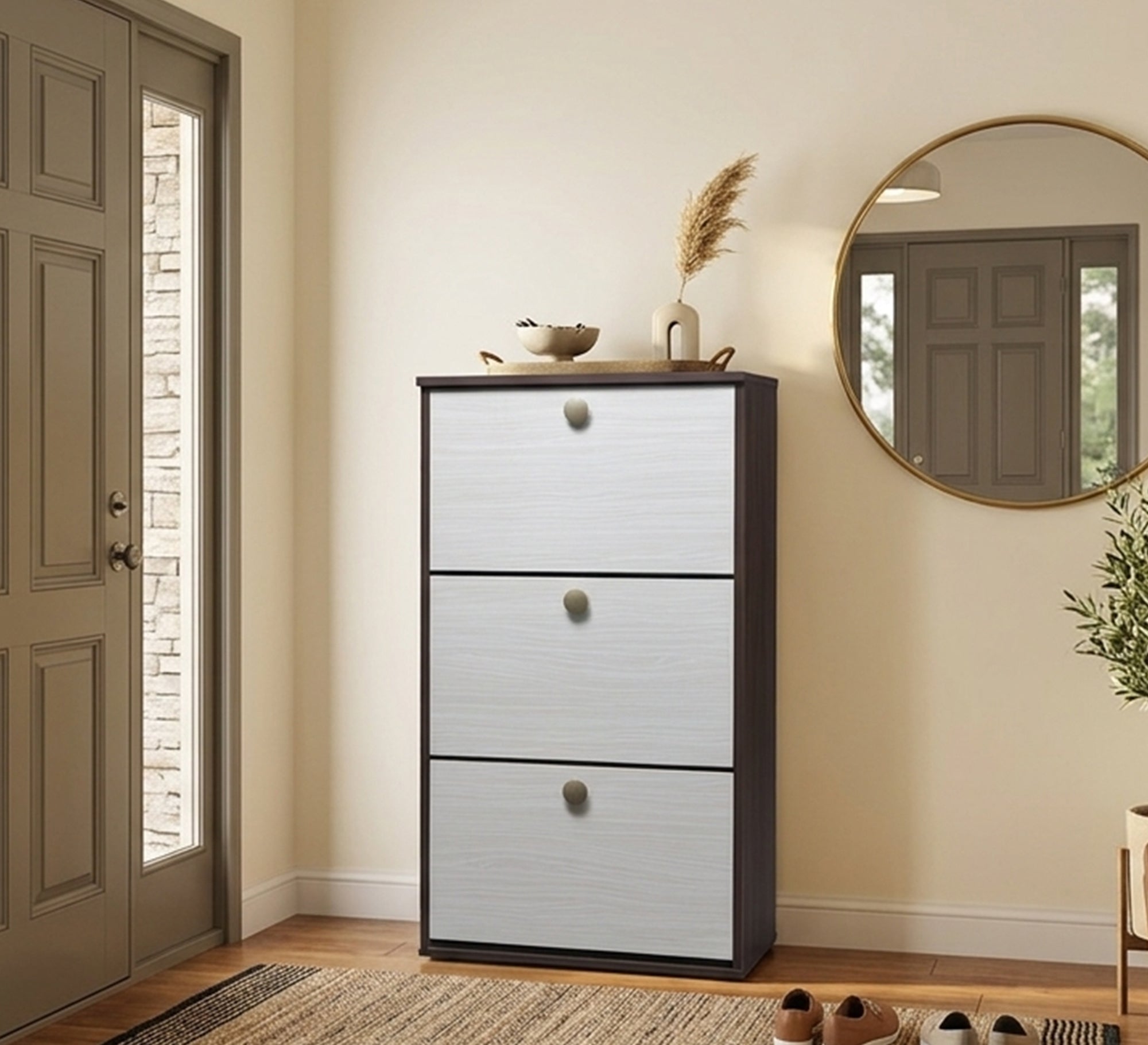 3 door small shoe rack - Vitrine Furniture - Shoe Racks