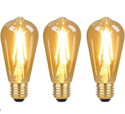 3 Edison LED Bulb 6 Watt Clear - Vitrine Furniture - Lighting