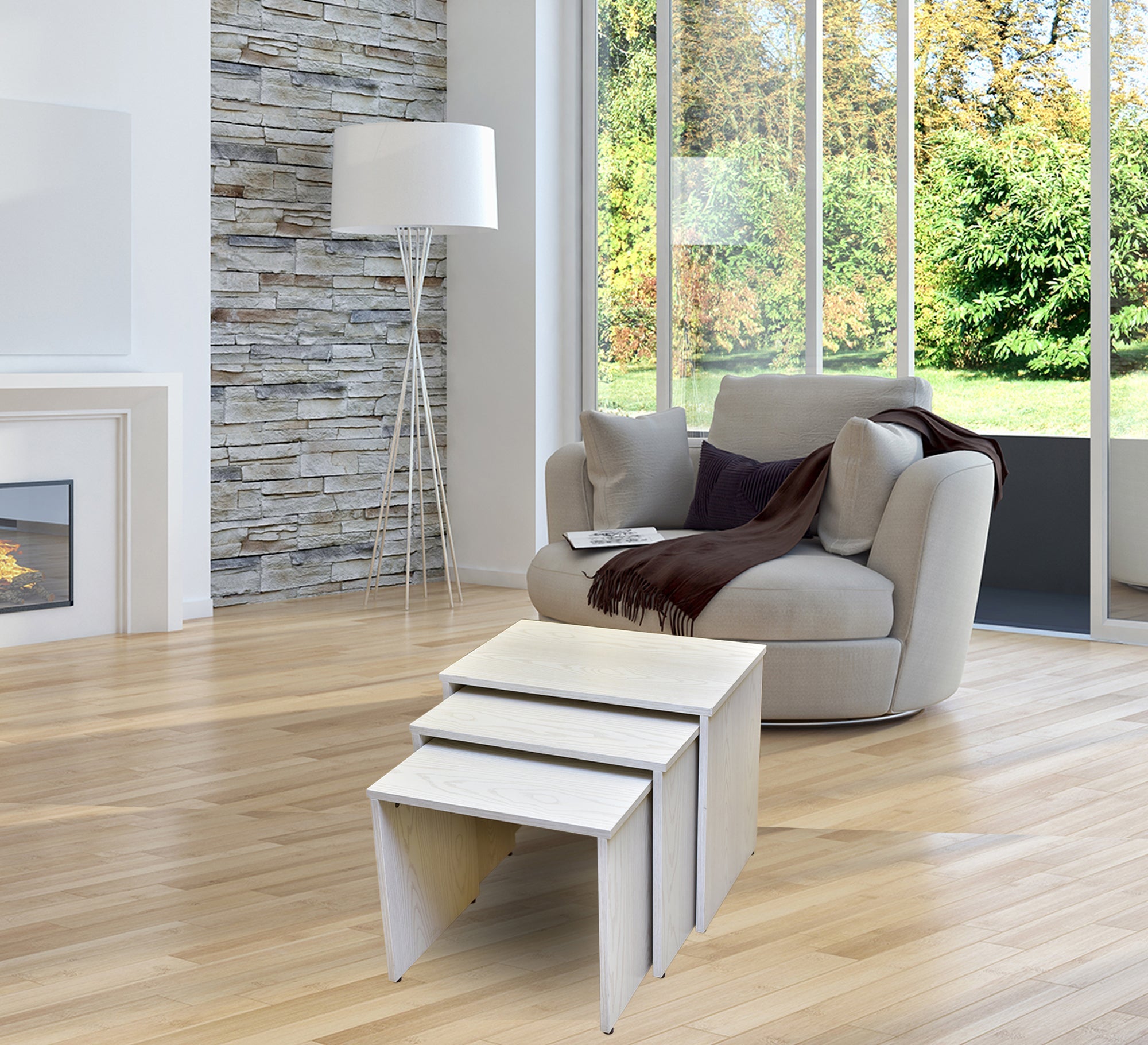 3 piece living room table - Vitrine Furniture - Living room Tables