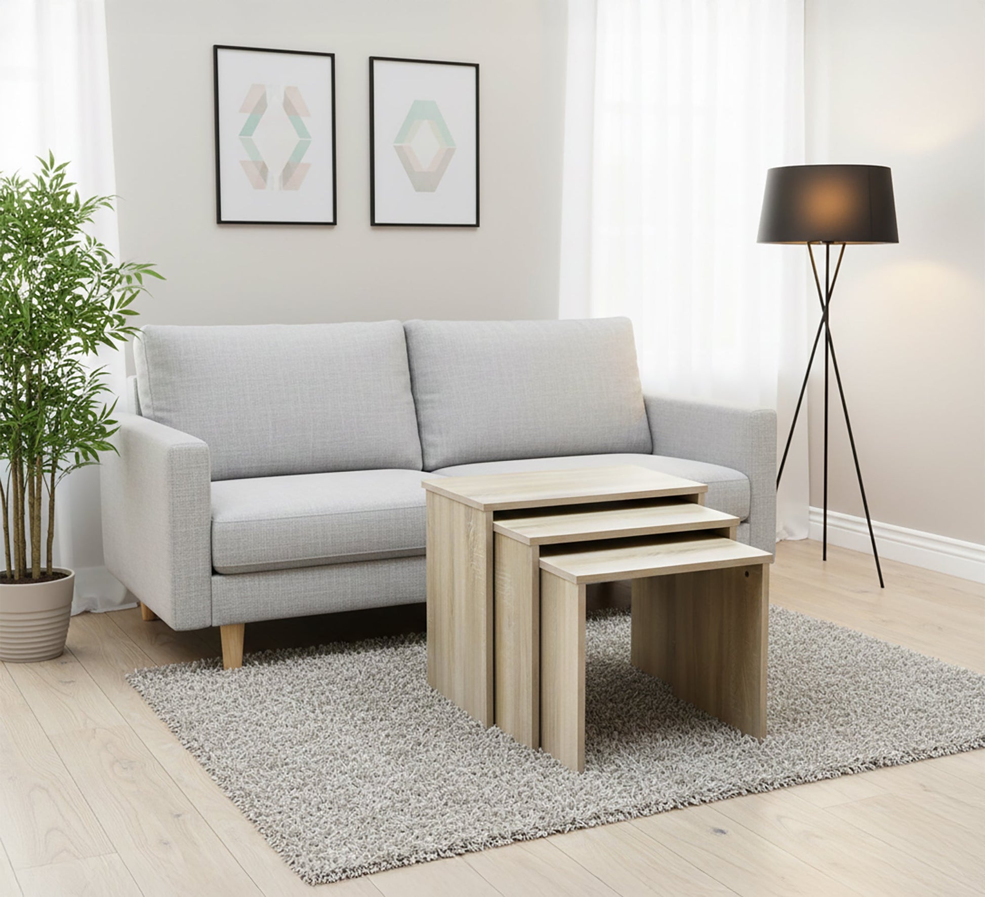 3 piece living room table - Vitrine Furniture - Living room Tables