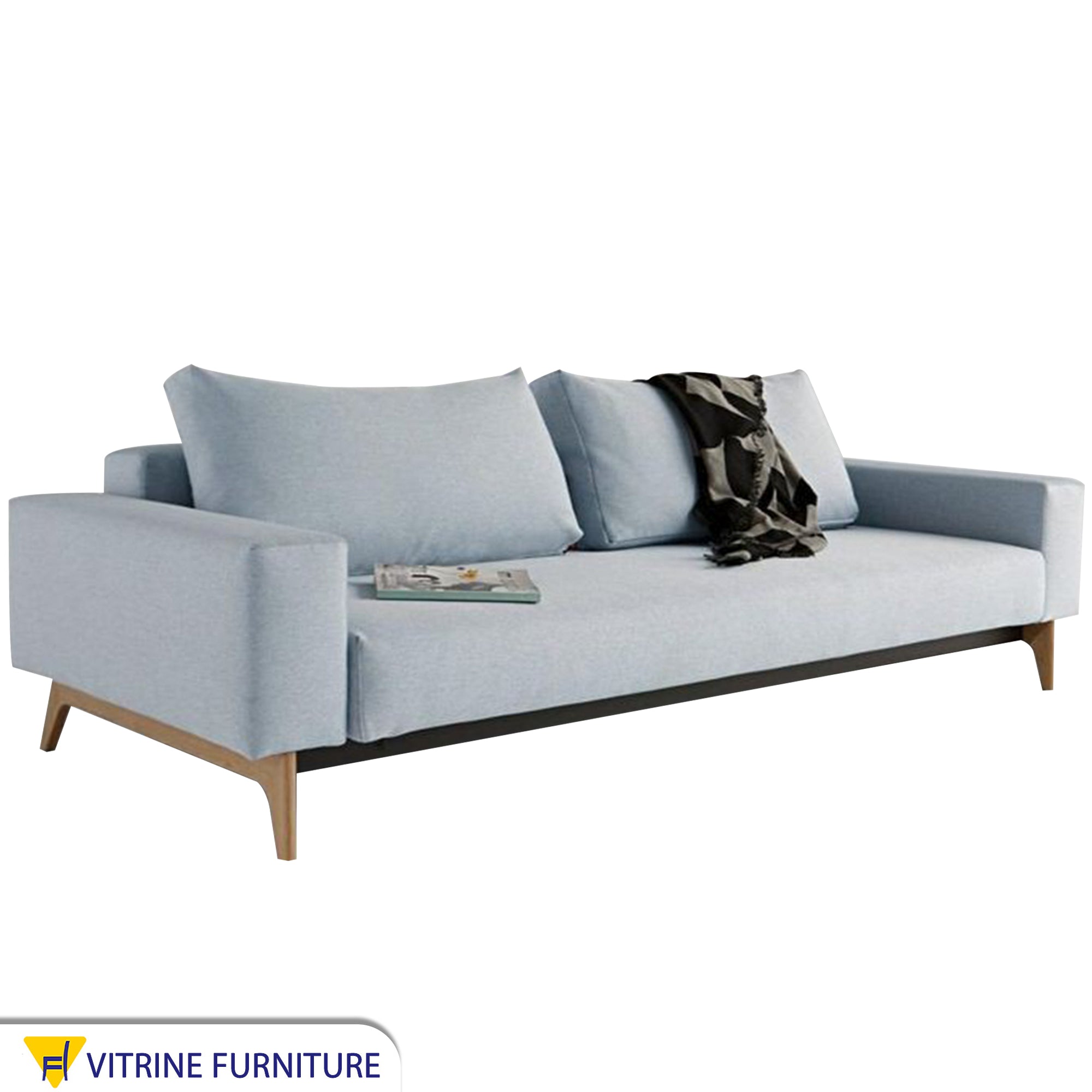 A sofa with great depth, Baby Blue