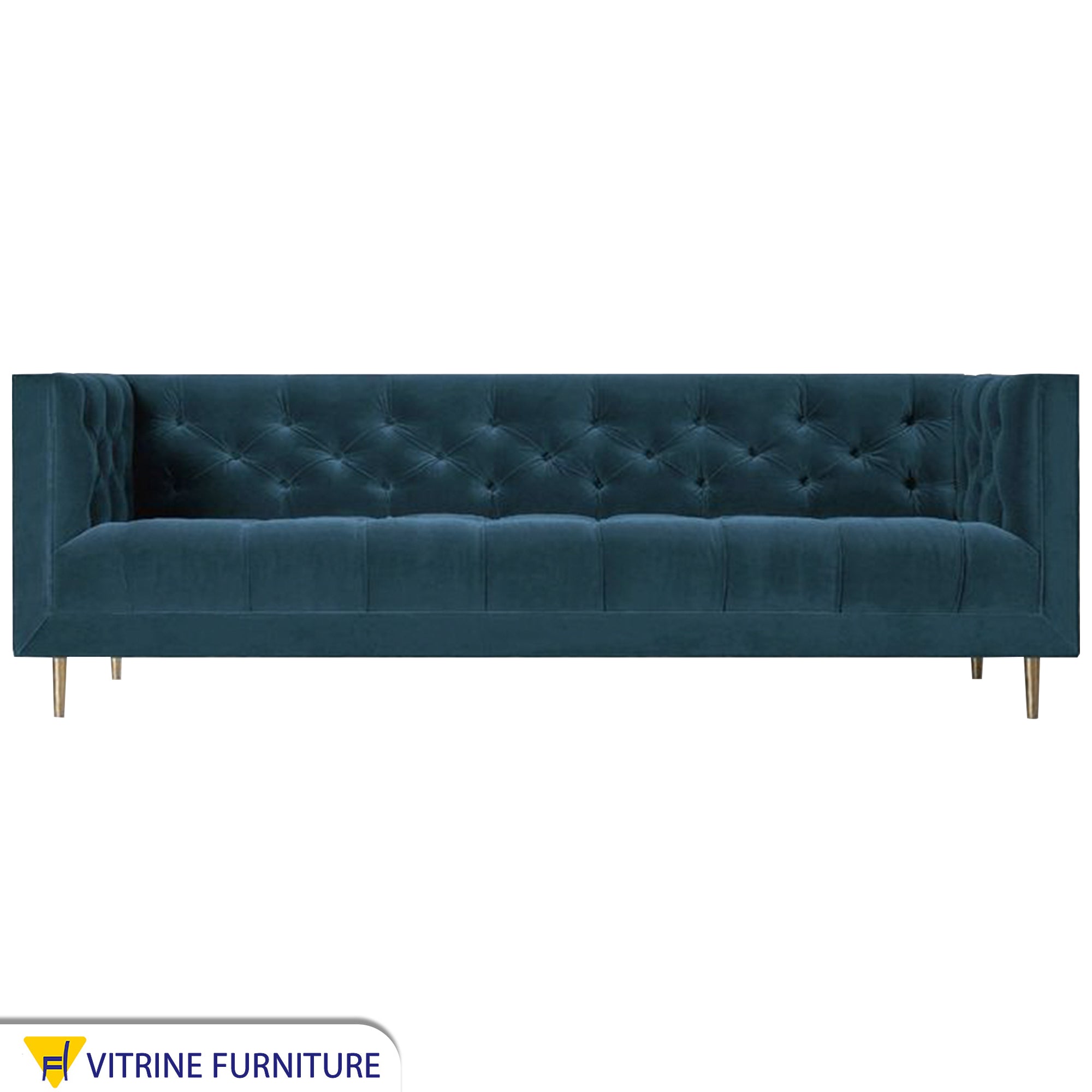 Genzari sofa with capotonian grain on the back and the handle