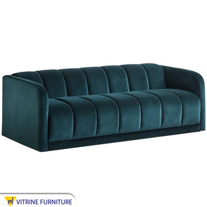 Petrol sofa with recessed lines