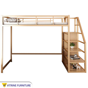 Children s bed with drawer units