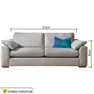 Soft gray sofa