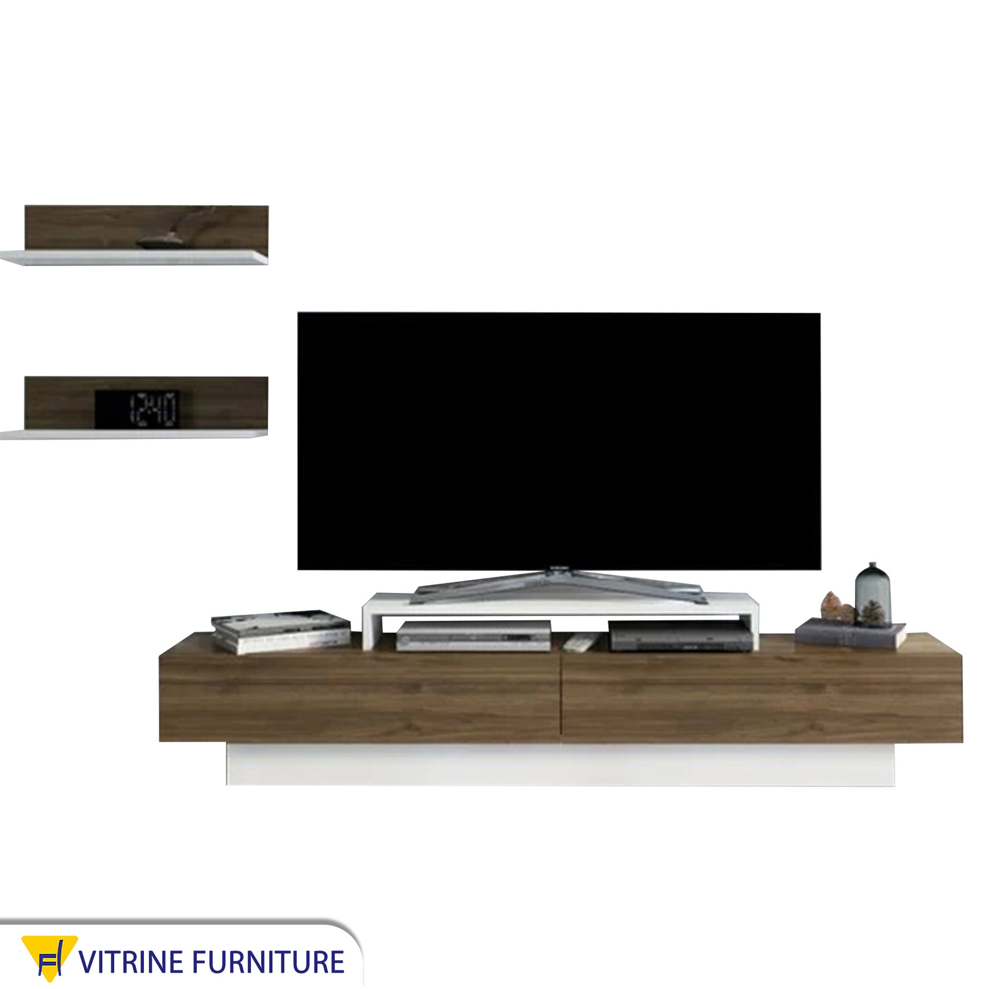Multi-surface TV table