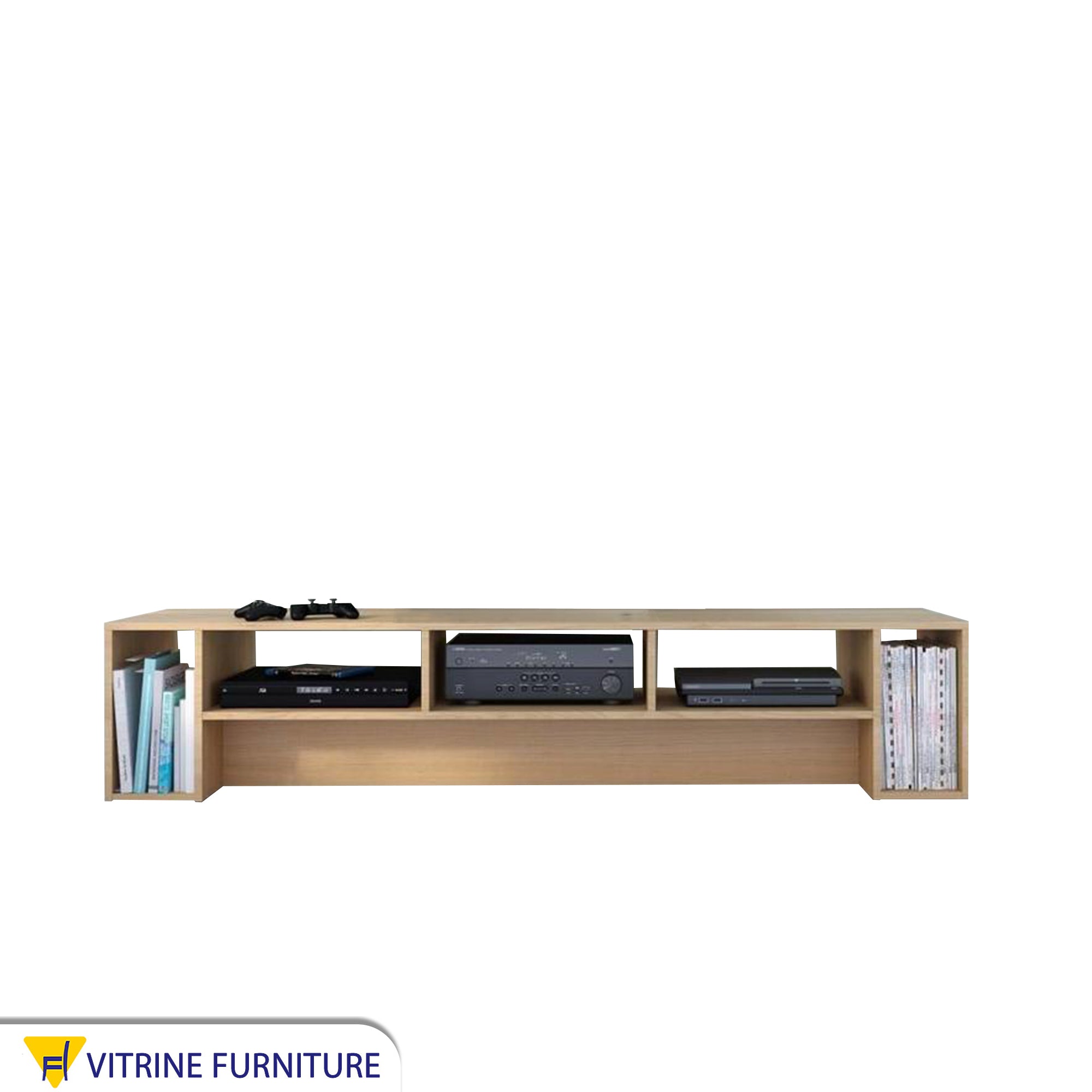 TV table with sideboards