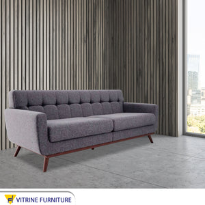 Dark gray sofa