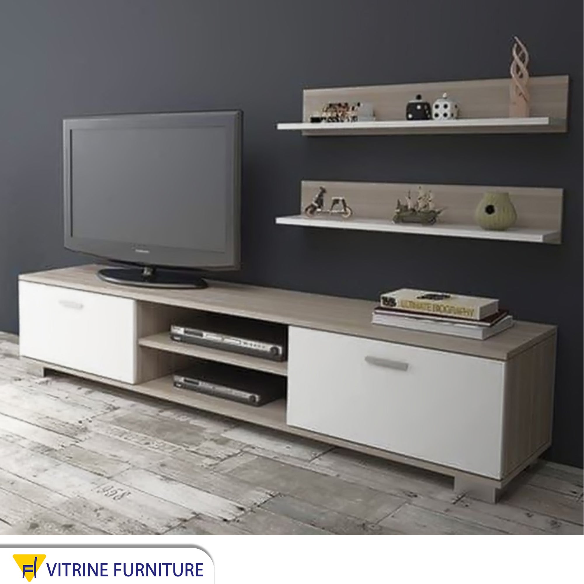 Shelving and drawer TV unit