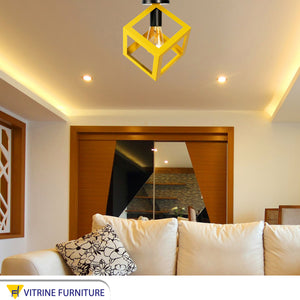 Modern square ceiling chandeliers