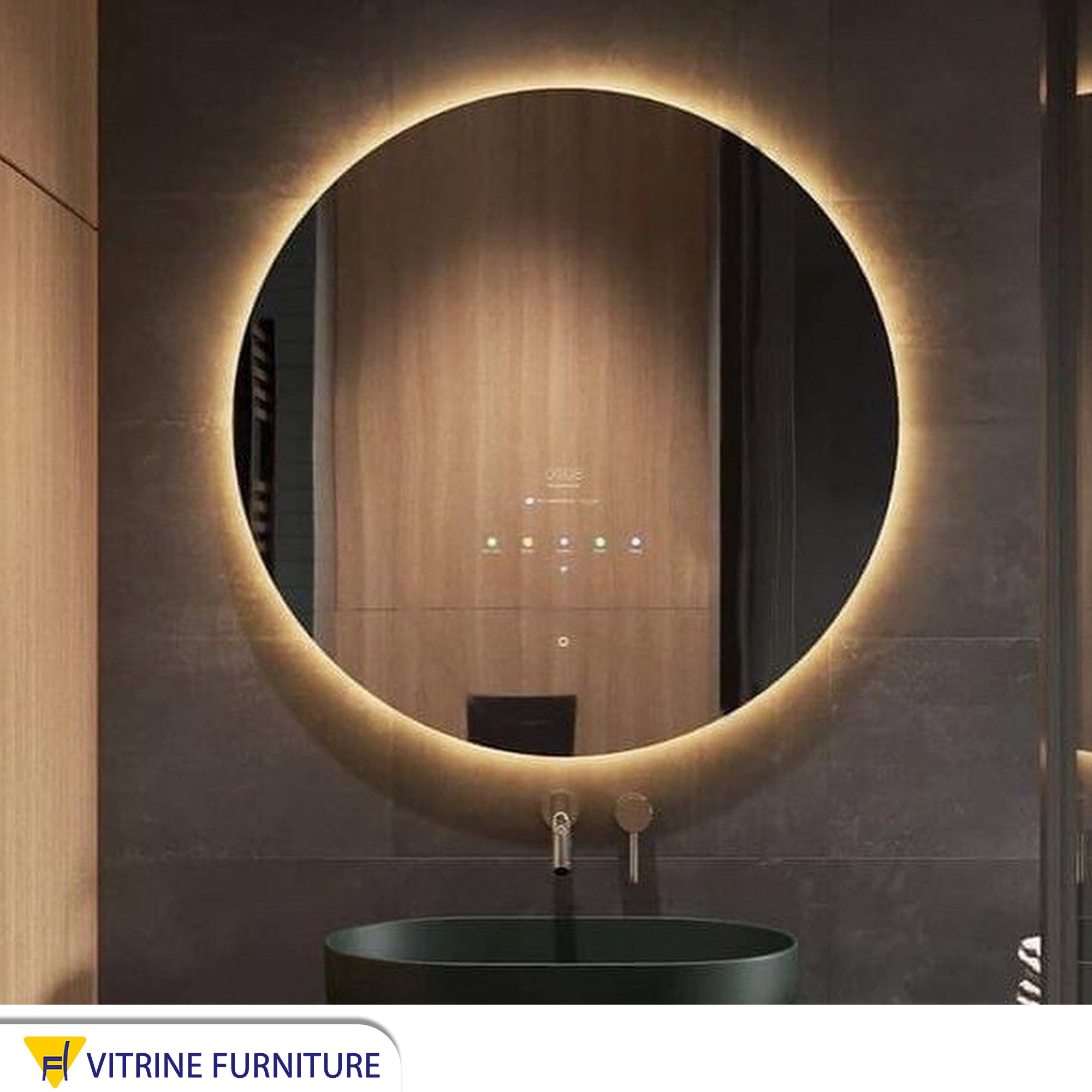 round mirror 60 cm in diameter LED lighted