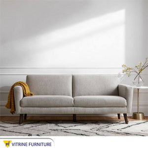 Gray double sofa