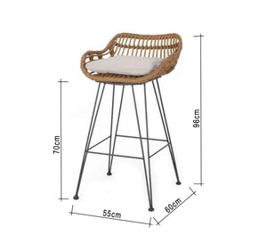 4 Low - back bar stool - Vitrine Furniture - Furniture