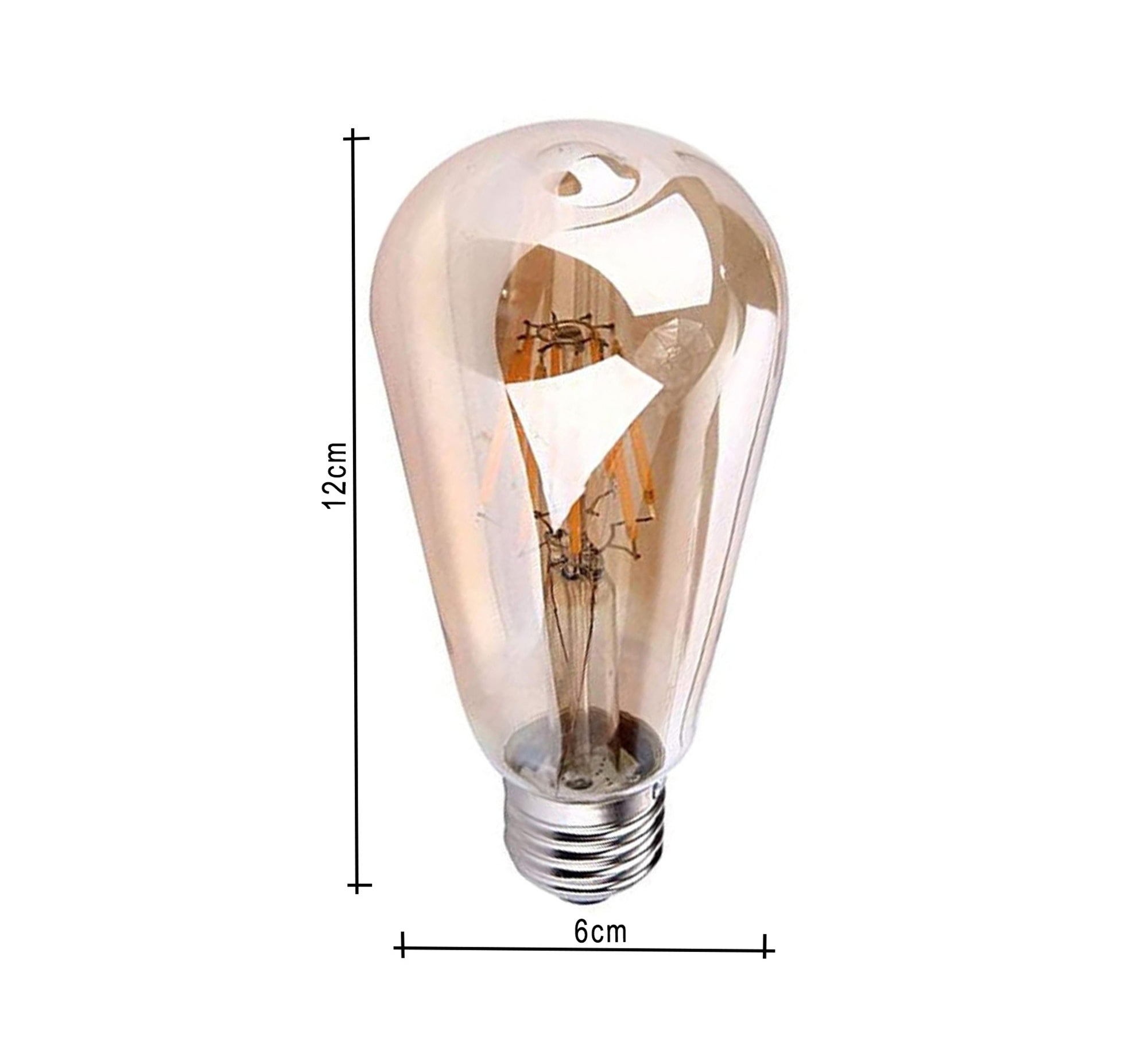 4 watt Edison decorative bulbs transparent - Vitrine Furniture - Lighting