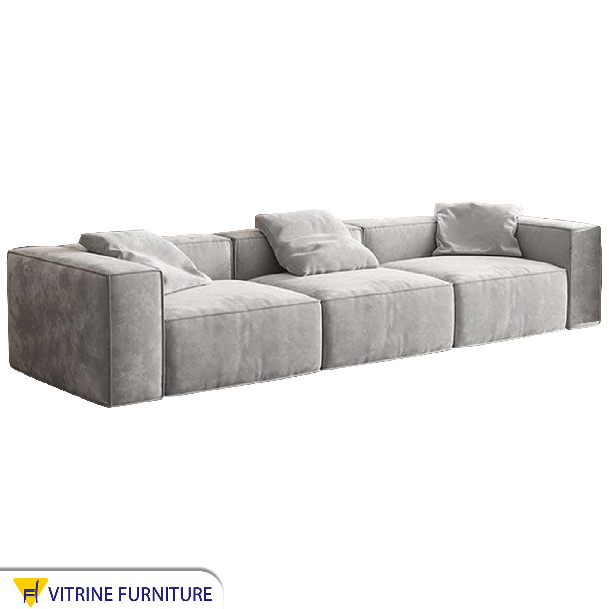 Triple Gray Sofa
