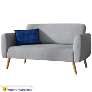 Grey double sofa