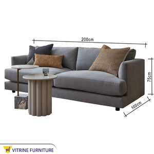 Triple sofa for living room