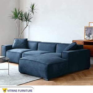 Blue living room Corner