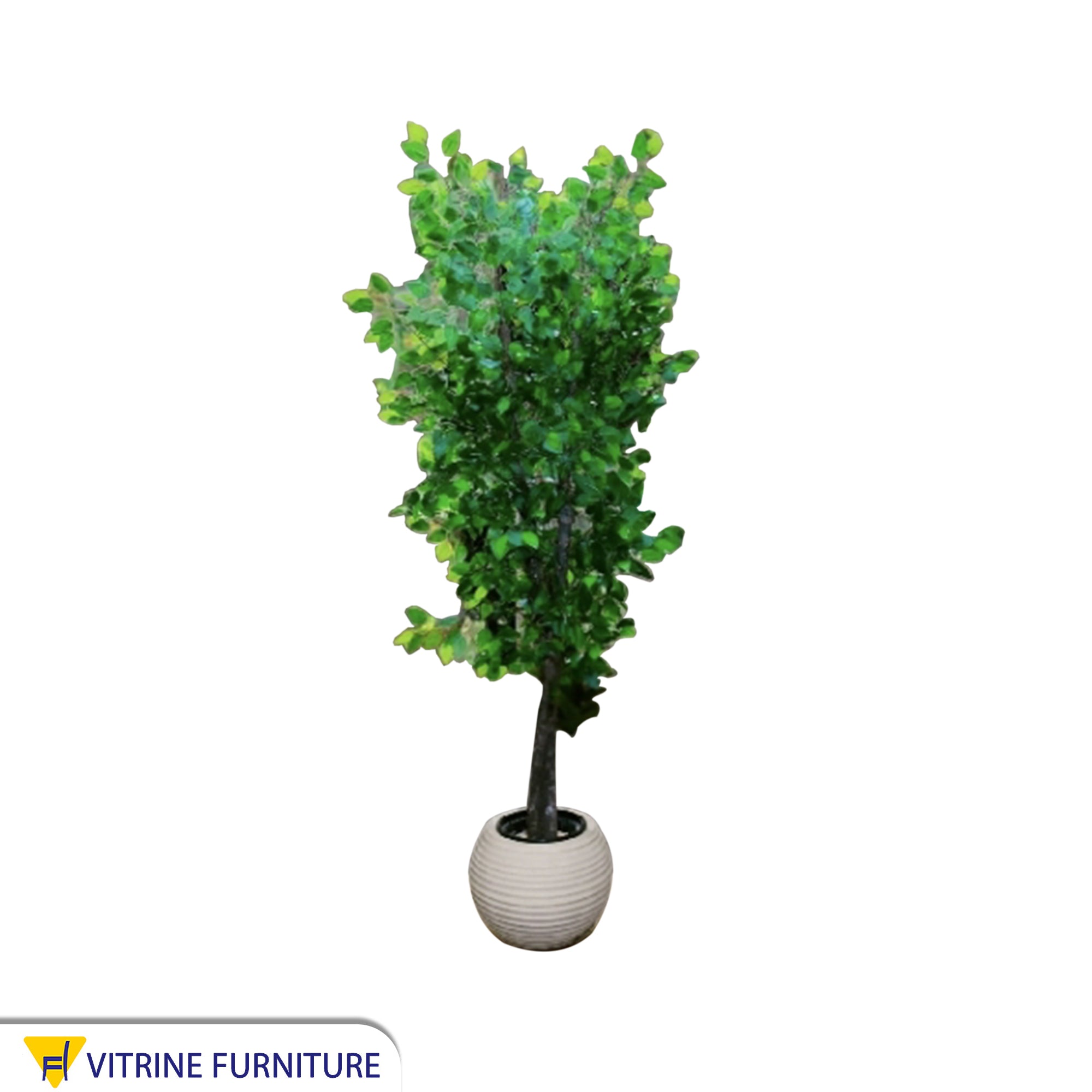 Acrylic pot for artificial trees