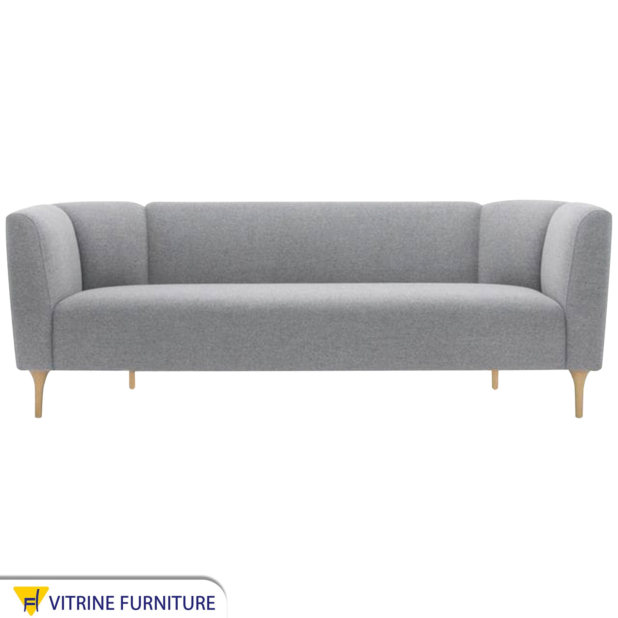 Triple sofa in light gray