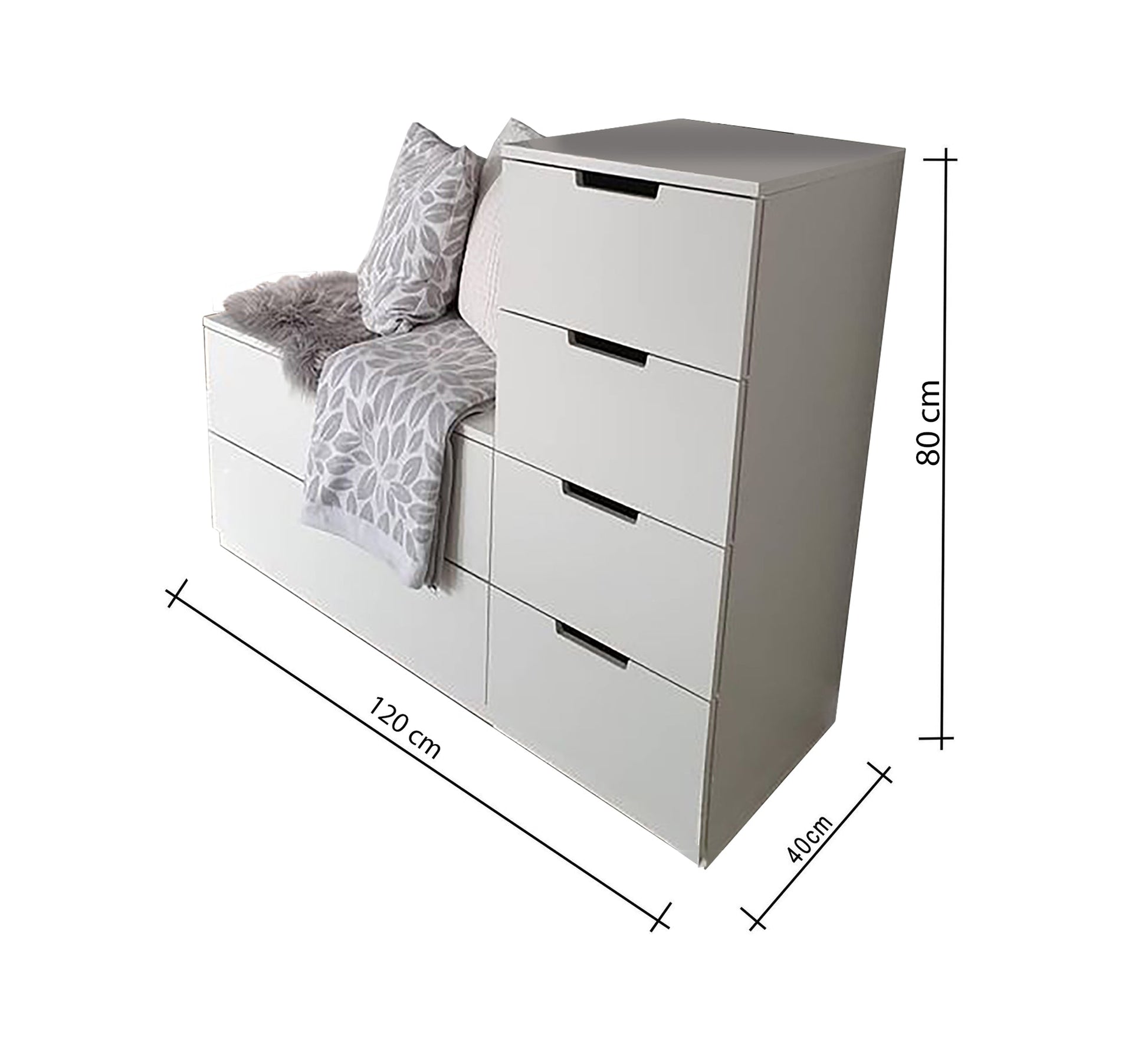 6 Shutters Comfort: Shoe Rack & Bench for Stylish Storage - Vitrine Furniture - Furniture