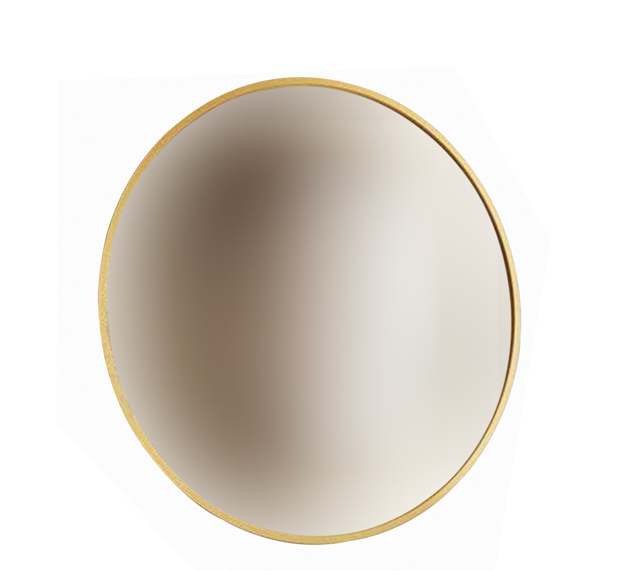 70cm Golden Wood Frame Mirror - Vitrine Furniture - Mirrors