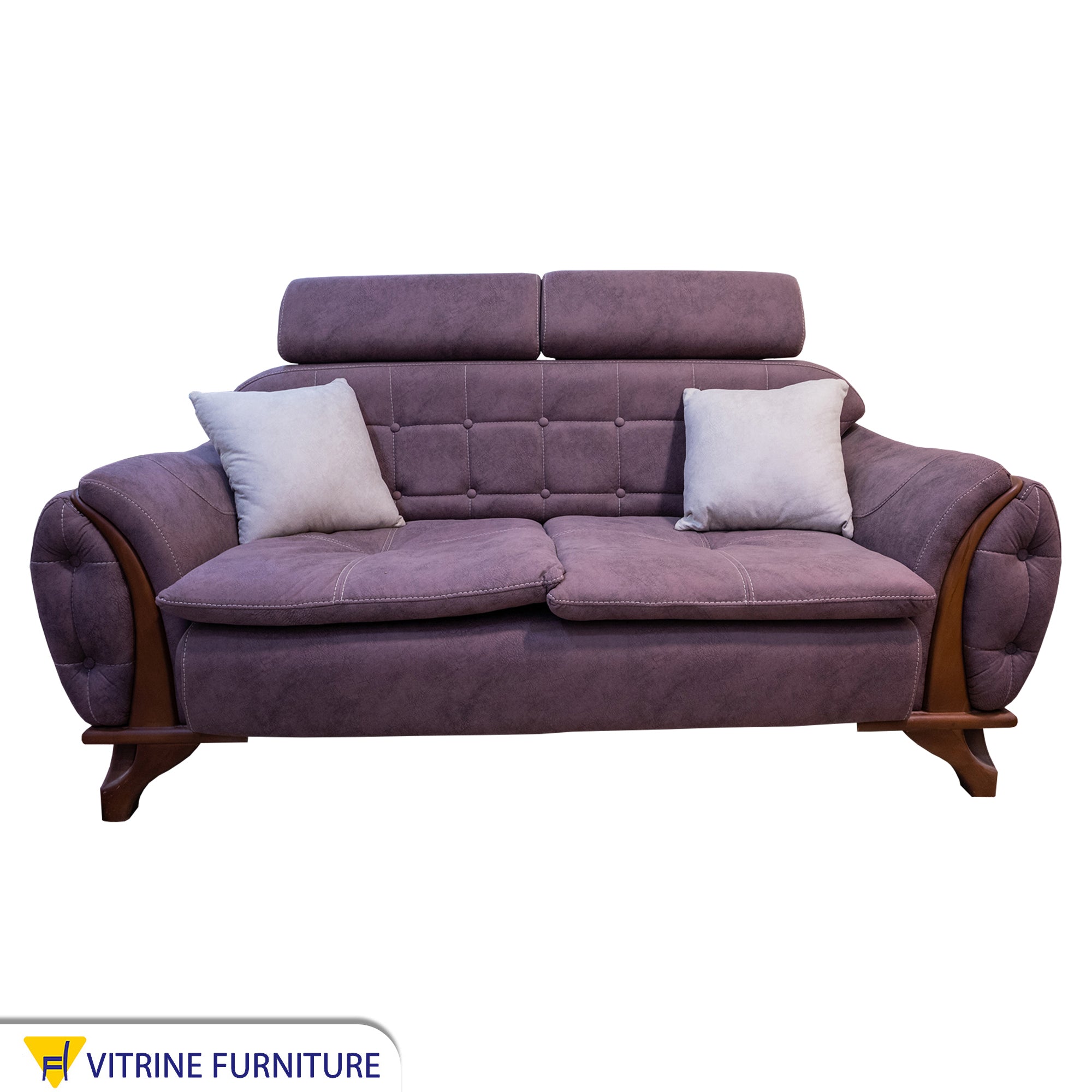 Purple living room