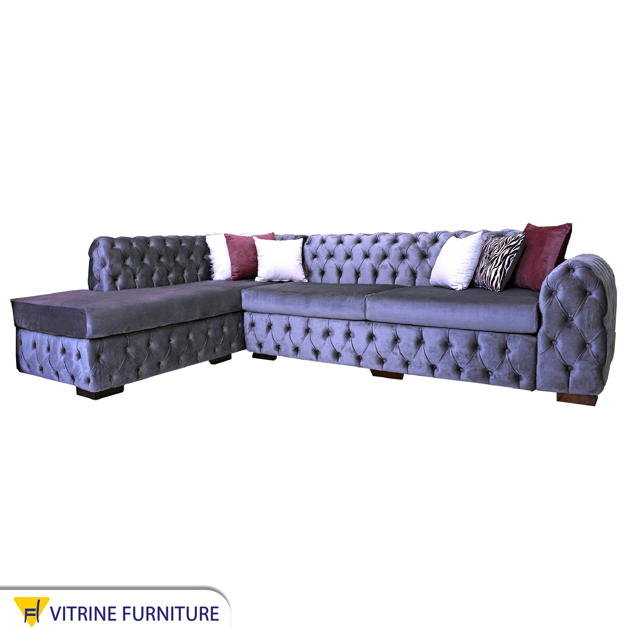 Lounge Chaise longue living corner and full capotonya upholstery