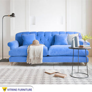 Capotone light blue sofa